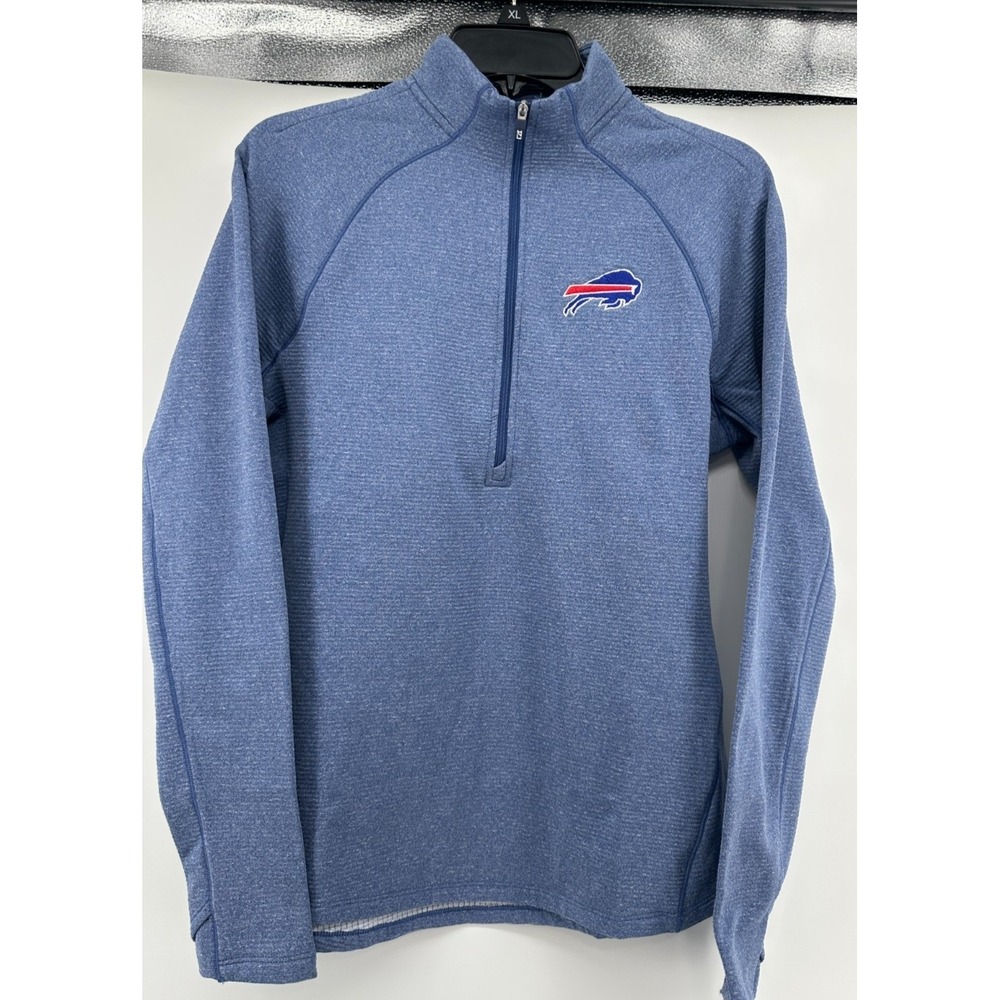 Cutter Buck Peshastin Eco Fleece Half Zip Pullover Medium Buffalo Bills NWOT